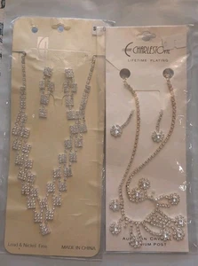 Charlestone & Christina Collection Schmucksets Halskette Ohrringe 2 ungeöffnete Set - Bild 1 von 4