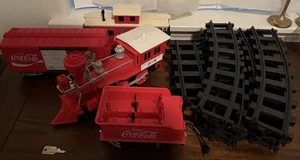 Lionel Coca Cola Train Set Pre-owned Tested Working Over 20 Tracks, 4 Cars! - Picture 1 of 6