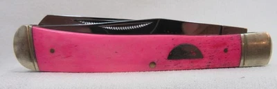 Mango de hueso de limonada rosa Rough Rider RR830 Texas Cowboys Against Cancer Foto 1 de 4