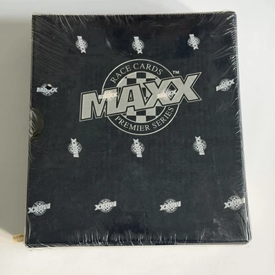 1993 MAXX Race Cards Premier Series Set of 300 w/ Binder & Binder Sleeve SEALED - Image 1 of 4