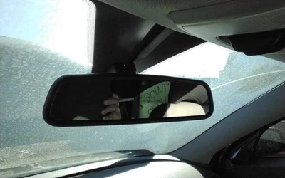 Оригинальное трансформируемое зеркало заднего вида C70 с компасом подходит для 08–13 VOLVO 70 SERIES 12 - Изображение 1 из 4