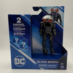 Figura de Acción Spin Master DC Comics Manta Negra 4" + 2 Accesorios Sorpresa -Nuevo - Imagen 1 de 5