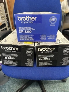 Brother 2x Toners TN-3280 & 1x DR-3200 Genuine – Unopened RRP £380 - Picture 1 of 8