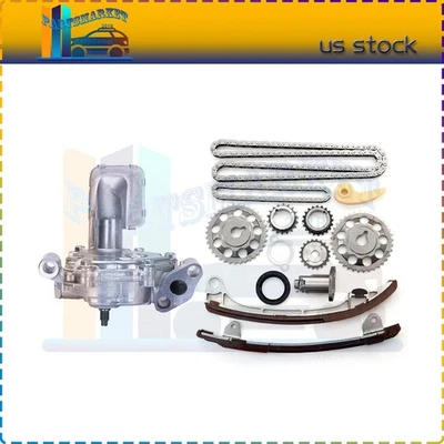 Timing Chain Oil Pump Kit For Toyota SOLARA 2.4L DOHC L4 16V 2AZFE 2002-2008 - Image 1 of 4