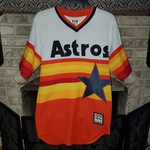 Vintage Houston Astros Team Jersey Majestic Copperstown Collection Mens Small - Picture 1 of 7