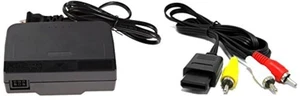 Video Game Accessories AC Adapter Power Supply And AV Cable Cord For N64 8204 - Picture 1 of 3