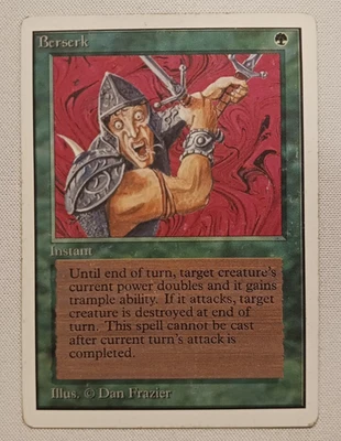 Berserk - Edição Ilimitada - HP - Magic the Gathering - MTG - Imagem 1 de 4