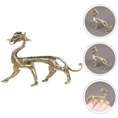  Décorations De Dragon Ornement Bureau Thé Pour Animaux Compagnie - Immagine 1 di 4