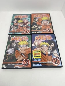 Naruto - Shonen Jump - DVD Bundle ( Volumes  2, - 3, - 4, & - 7 ) - Imagen 1 de 7