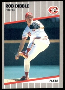 Rob Dibble 1989 Fleer #160 novato - Imagen 1 de 2
