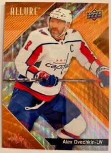 #53 Alex Ovechkin - Washington Caps - 2024-25 UD Allure ORANGE SLICE Parallel - Picture 1 of 3