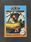 1975 Topps Mini - #300 Reggie Jackson - Oakland Athletics