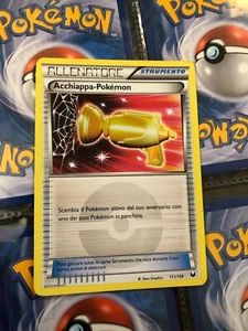 Carta Pokemon Bianco E Nero 2012 Rara Segreta Acchiappa-Pokemon 111/108 Holo NM - Foto 1 di 3