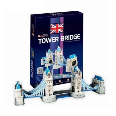 Cubic Fun Tower Bridge 41pcs 3D Puzzle DIY Architecture Model Building Kit - Image 1 of 4