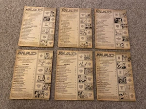 Vtg 1970 MAD Magazine Lot - Issues #177-178, 187, 189-190, 196 - Star Wars - Picture 1 of 11