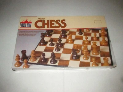 Vintage 1991 Master Chess Pavilion #23 By Cardinals Staunton Pieces New Sealed  - Image 1 of 4