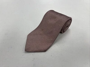 Breuer Men's Pink Geometric Silk Neck Tie $158 - Picture 1 of 10