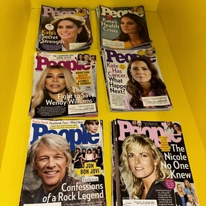 Lot 24 People Magazine:  Jan-June 2024 -variety Weekly - Picture 1 of 7