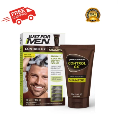 Just For Men Control GX Grey Reducing Shampoo, 4 FL Oz- Free Shipping - Image 1 of 4