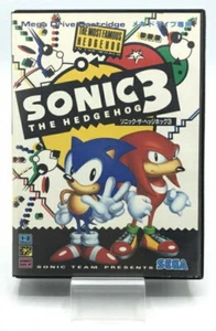 SONIC THE HEDGEHOG 3 Mega Drive Sega Japan Import Free shipping FedEx DHL Tested - Picture 1 of 5