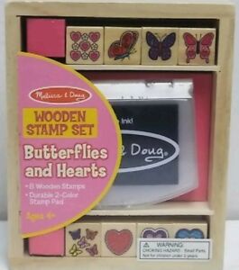 Butterflies and Hearts Stamp Set - Multi