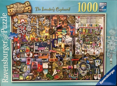Ravensburger 1000 pc Inventor's Cupboard Colin Thompson, 2015 jigsaw puzzle NIB - Image 1 of 2