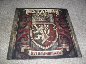TESTAMENT -LIVE AT EINDHOVEN- AWESOME RARE LIMITED EDITION PRESS LP VINYL EXODUS - Picture 1 of 4