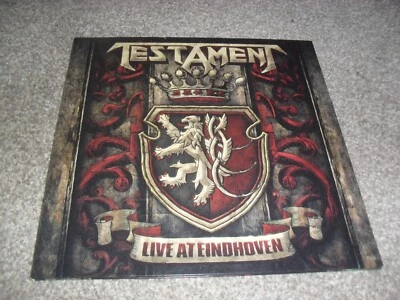 TESTAMENT -LIVE AT EINDHOVEN- AWESOME RARE LIMITED EDITION PRESS LP VINYL EXODUS - Image 1 of 4
