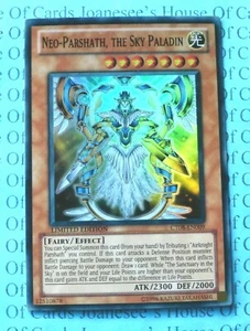 Neo-Parshath, der Himmelspaladin CT08-DE009 Super Rare Yu-Gi-Oh Karte Limitiert Neu - Bild 1 von 3