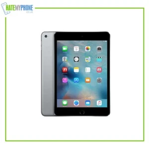 Apple iPad Mini 4 Space Grey Wi-Fi 16GB 32GB 64GB 128GB 7.9" iOS Tablet - Picture 1 of 17