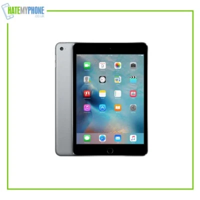 Apple iPad Mini 4 Space Grey Wi-Fi 16GB 32GB 64GB 128GB 7.9" iOS Tablet - Image 1 of 4