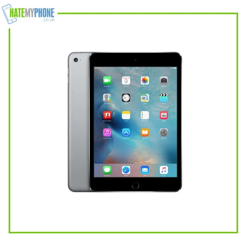Apple iPad Mini 4 Space Grey Wi-Fi 16GB 32GB 64GB 128GB 7.9" iOS Tablet - Image 1 of 4