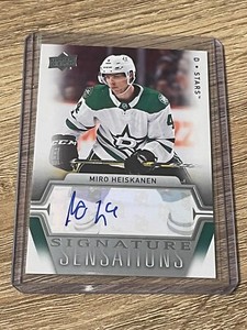 2019-20 Upper Deck Signature Sensations Miro Heiskanen #SS-MH Auto