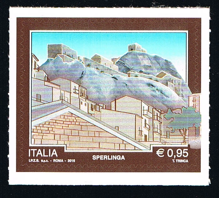 ITALIA 1 FRANCOBOLLO TURISTICA SPERLINGA 2016 nuovo** (BI8239)