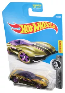 Hot Wheels Super Chromes 3/10 (2015) Gold & Purple Gazella GT Car 341/365 - Picture 1 of 1