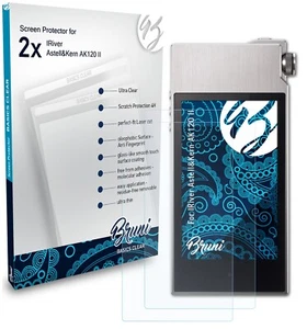 Bruni 2x Protective Film for IRiver Astell&Kern AK120 II Screen Protector - Picture 1 of 8