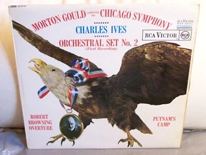 Charles Ives Orchestral Works Gould Chicago Symphony Orig RCA (UK) Disk RARITY! - Picture 1 of 4