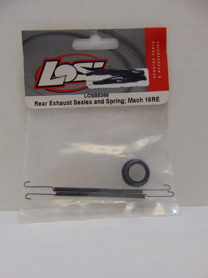 Team Losi LOSB5066 Mach .15 Rear Exhaust Seal and Springs   NIB - Image 1 of 1