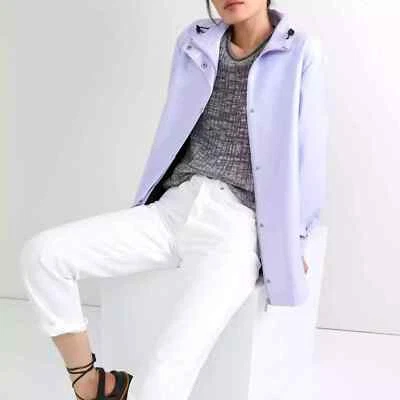 Chaqueta de lluvia a presión Avec Les Filles Anthropologie para mujer lavanda con niñas S Foto 1 de 4