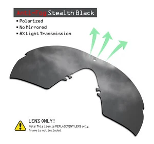 SmartVLT Anti-Fog Polarized Replacement Lens for-Oakley Si M Frame 2.0 Sunglass - Picture 1 of 4