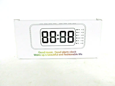 Portable LED Mirror Screen Digital Alarm Clock Wireless Bluetooth Speaker FM NEW - Image 1 of 4