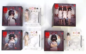 Three Wise Monkeys Premium Set 1/12 Scale Action Figure Snail Shell From Japan - Picture 1 of 8