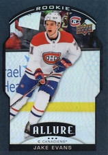 2020 Upper Deck Allure #76 Jake Evans Black Rainbow RC Montreal Canadiens (BB2)
