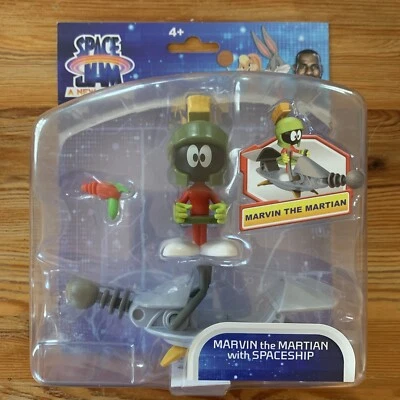 Marvin The Martian Space Jam A New Legacy  With Spaceship Figure New - Image 1 of 4