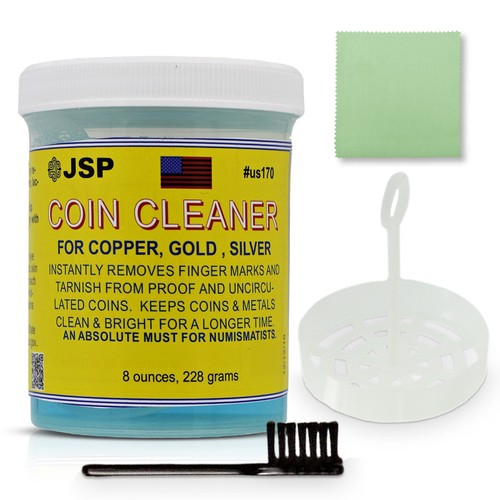 JSP Super Coin Cleaner for Copper Gold Silver Precious Metals Brightens ...