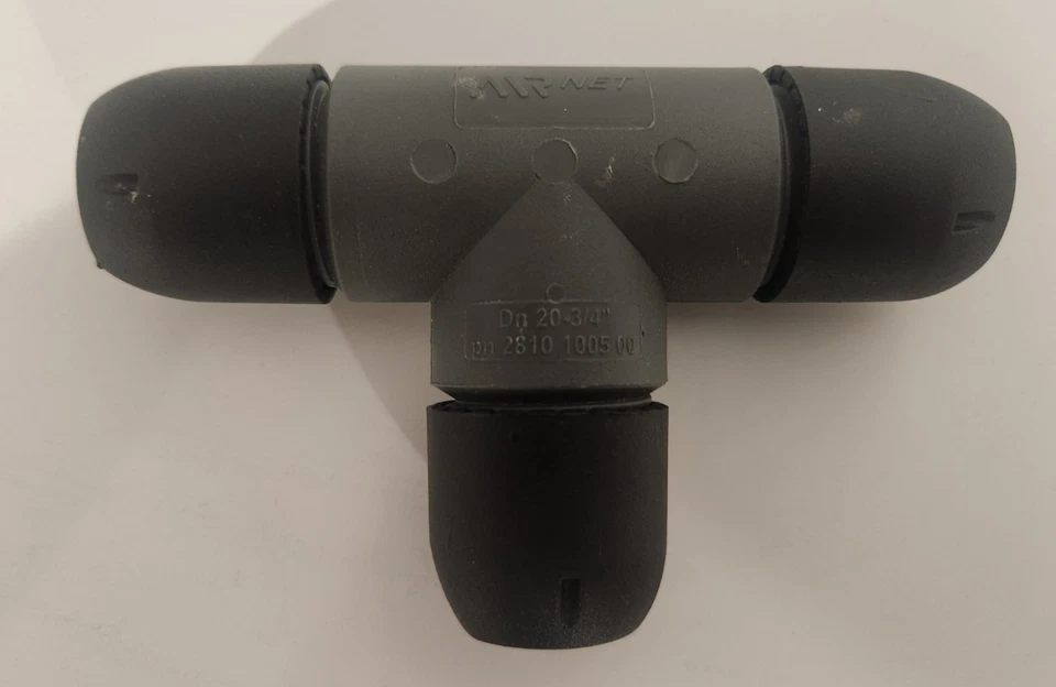 AIRNET 2810100500 PF Series Equal Tee  3/4" / 20MM Compression Fitting  - Image 1 of 4