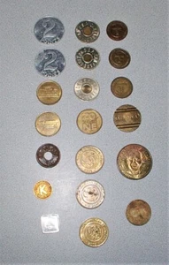 Mixed 20 TOKEN LOT~Antique to Vintage to New - Picture 1 of 15