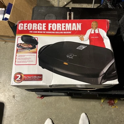 George Foreman 5-Serving Grill & Panini Maker w/ Removable Plates  - Image 1 of 4
