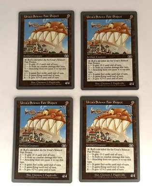 MTG X4 **Urza's Science Fair Project X4 Unglued Playset  NM Unplayed SellbyCyn - Image 1 of 4