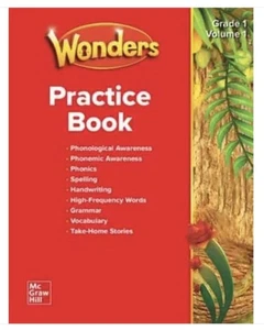 Wonders Practice Book Grade 1 Volume 1 Paperback - Picture 1 of 1